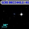 LCRS B022441.1-415207