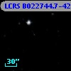 LCRS B022744.7-422333