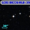 LCRS B022648.0-392757