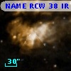 NAME RCW 38 IR CLUSTER