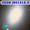 CXOU J041610.5-554646