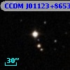 CCDM J01123+8653AB