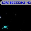 LCRS B022220.3-420600