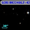 LCRS B022416.7-420848