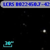 LCRS B022450.7-420601