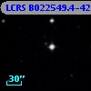 LCRS B022549.4-422709