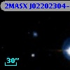 2MASX J02202304-4122345