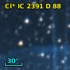 Cl* IC 2391      D      88