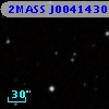 2MASS J00414302+8506280
