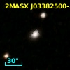 2MASX J03382500-5439223