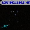 LCRS B021116.7-451425