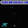 LCRS B021619.1-444622