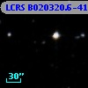 LCRS B020320.6-413100