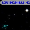 LCRS B020419.1-424246