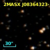 2MASX J08364323-5706265