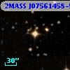 2MASS J07561458-5855578
