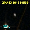 2MASX J04310555-6220554