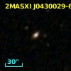 2MASXI J0430029-610825