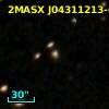 2MASX J04311213-6057504