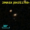 2MASX J04311749-6058444