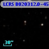 LCRS B020312.0-452834