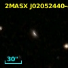 2MASX J02052440-4516008