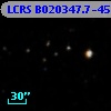 LCRS B020347.7-452631