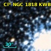 Cl* NGC 1818  KWBBE     304