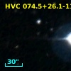 HVC 074.5+26.1-115