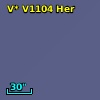 V* V1104 Her