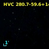 HVC 280.7-59.6+141