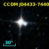 CCDM J04433-7440B