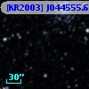 [KR2003] J044555.66-732739.2