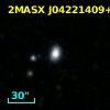 2MASX J04221409+8318448