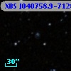 XBS J040758.9-712833