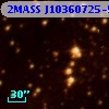 2MASS J10360725-5829525