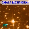 2MASS J10354059-5810504