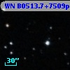 WN B0513.7+7509p