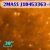 2MASS J10453363-5944500