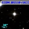 CCDM J05510+5622AB