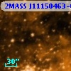 2MASS J11150463-6113569