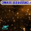 2MASS J11155502-6113143