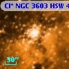 Cl* NGC 3603    HSW       4