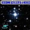 CCDM J21171+4312AB