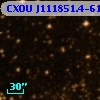 CXOU J111851.4-612449