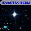 [CAA97] RX J1039.5-7538N