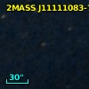 2MASS J11111083-7641574