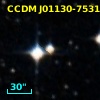 CCDM J01130-7531B
