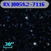 RX J0058.2-7116