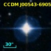 CCDM J00543-6905B